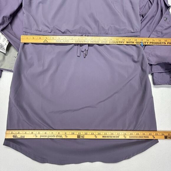 2pc Eddie Bauer Departure Dress Women L Purple Midi Tank w L/S Shirt Classic Fit - Picture 11 of 15